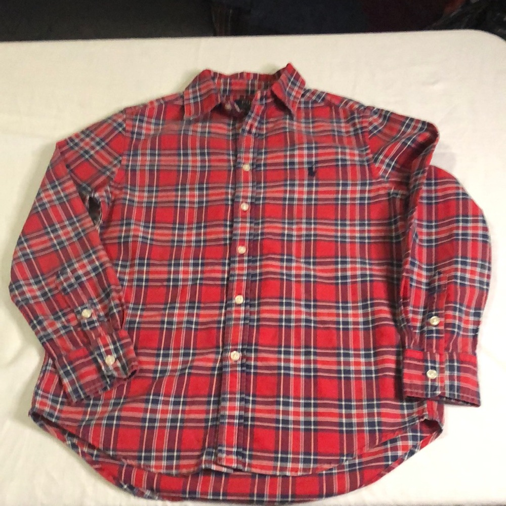 Polo by Ralph Lauren button down flannel shirt size medium (10/12)